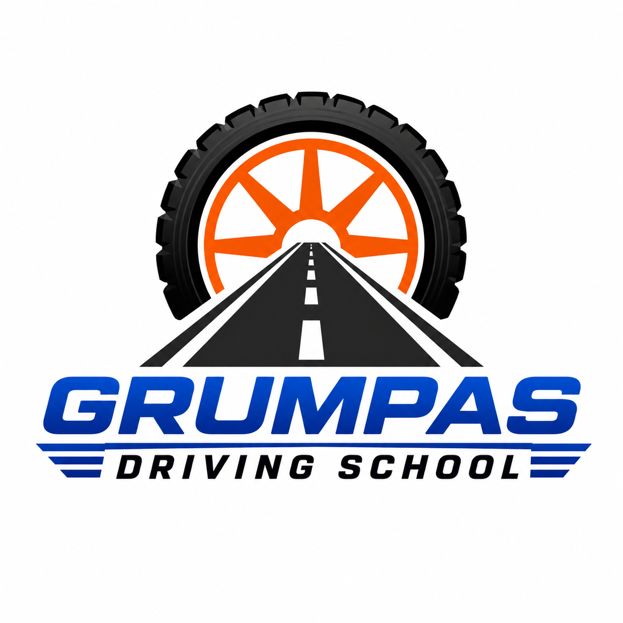 Grumpas Driving School logo